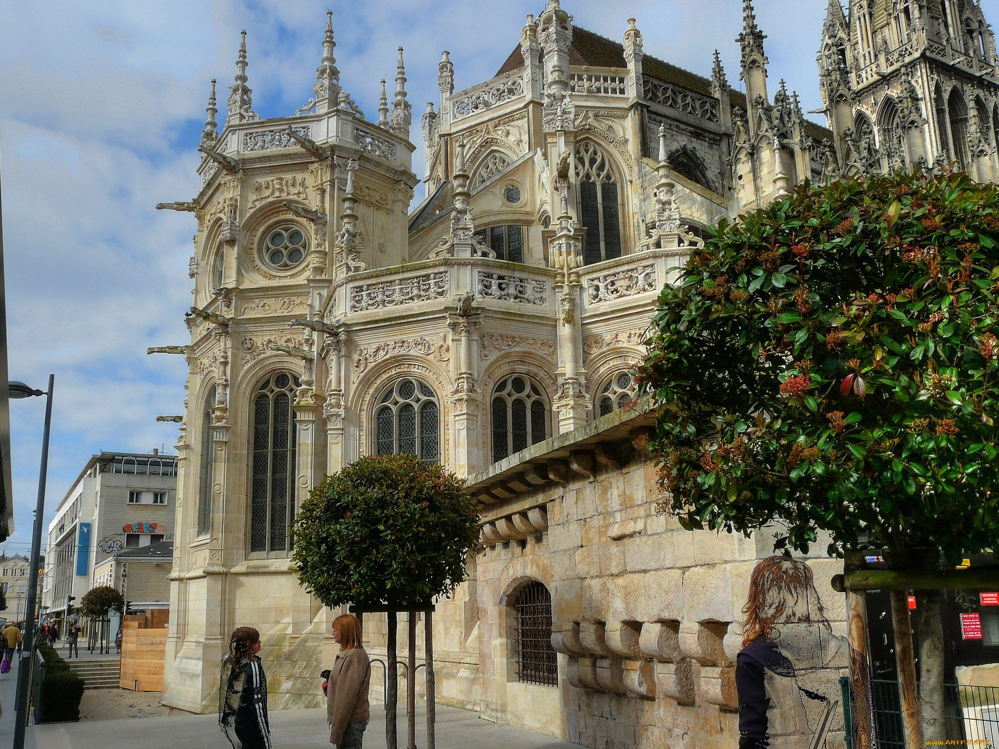 church, of, saint, pierre, caen, france, , , , , 